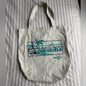Patagonia Cream Organic Cotton Bag